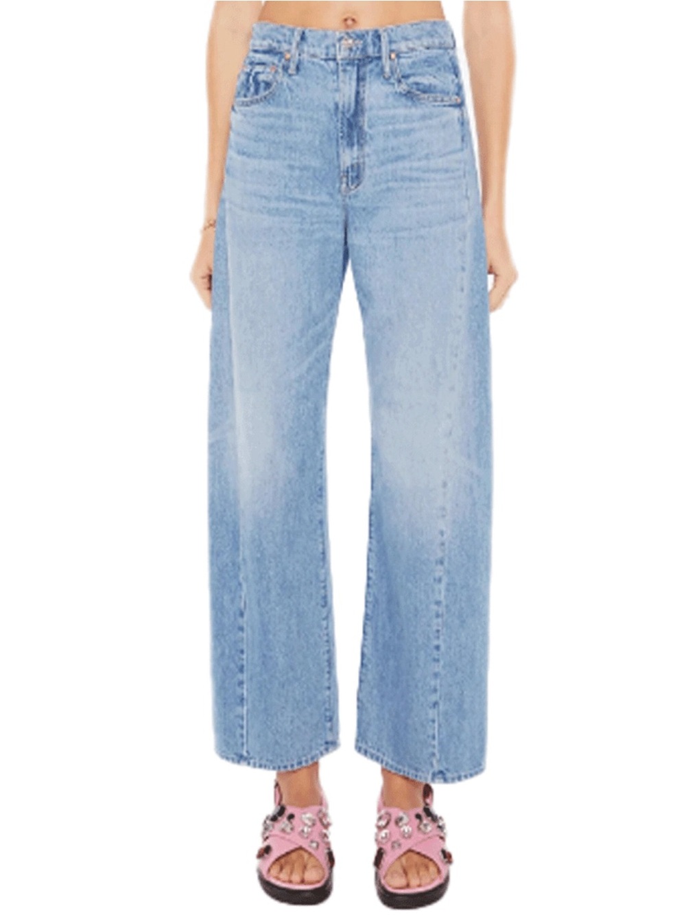 “Like New” MOTHER The Half Pipe Flood High Waist Barrel Jean